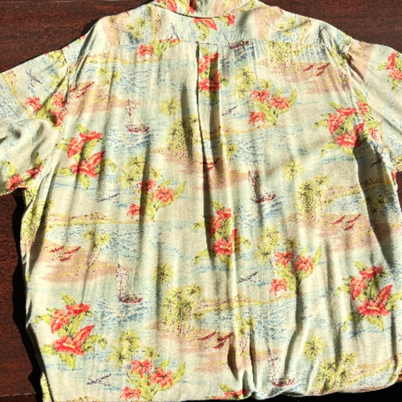 POLO RALPH LAUREN VINTAGE HAWAIIAN SHIRT - Picture 8 of 9